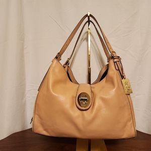 Coach "Madison Carlyle" Blush colored with gold hardware